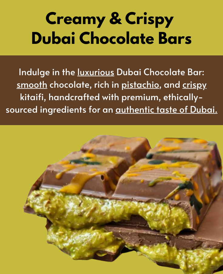 DUBAI PISTACHIO CHOCOLATE BAR